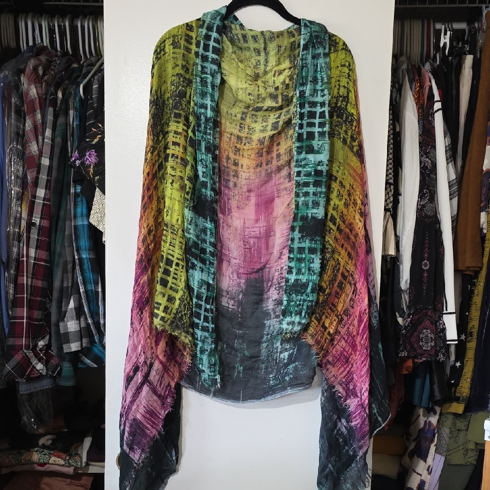 Lucky & Coco Colorful Oversized Scarf